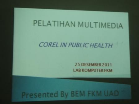MAHASISWA FKM JUGA TAHU SEPUTAR MULTIMEDIA