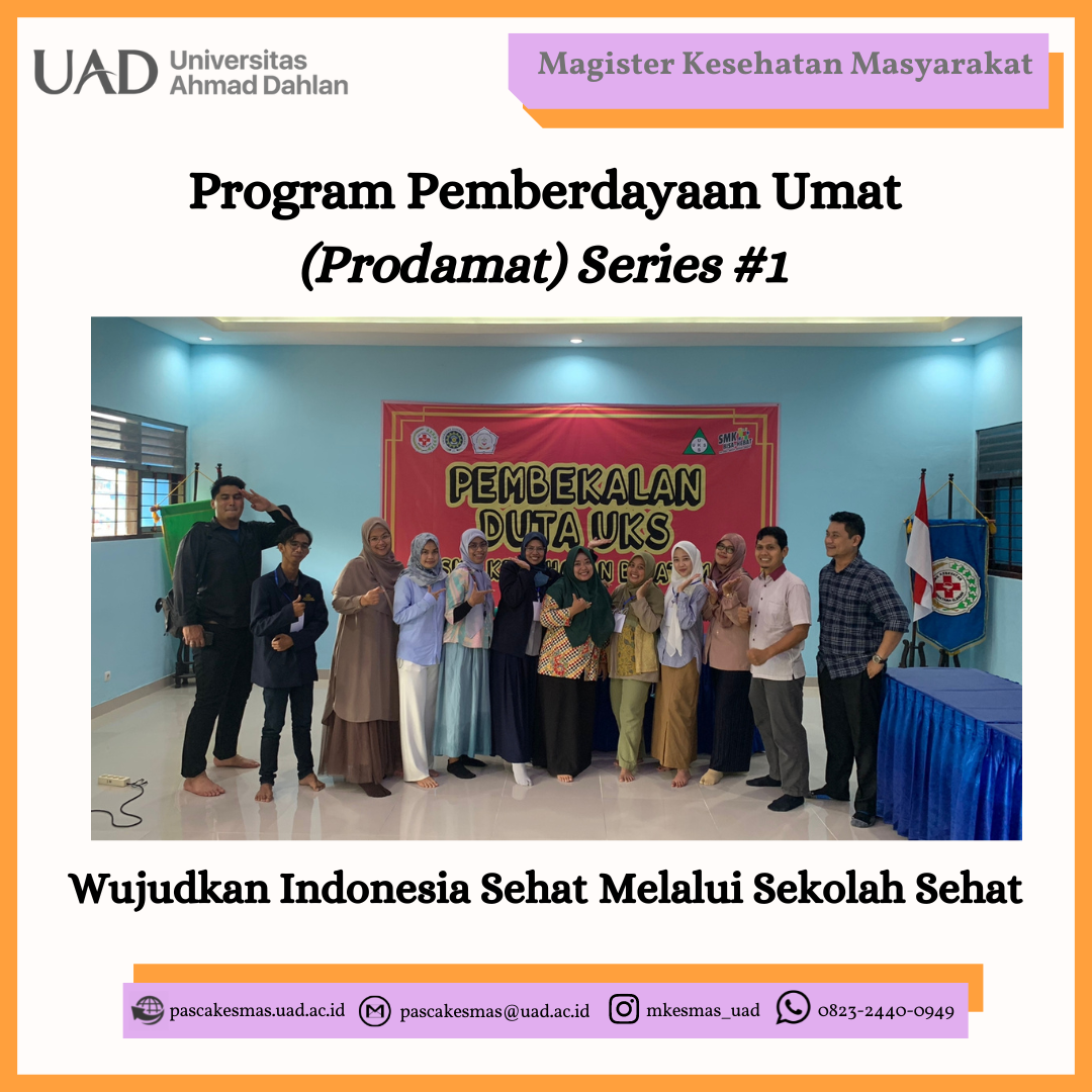 Program Pemberdayaan Umat Magister Kesehatan Masyarakat Universitas Ahmad Dahlan