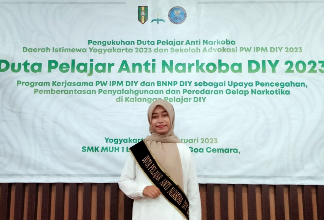 Mahasiswi FKM Jadi Duta Pelajar Anti Narkoba DIY Tahun 2023