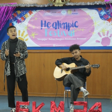 Bapak Machfudz Eko Arianto, S.KM., M.Sc., ikut serta mengisi dalam Opening Healimpic Festival 2024