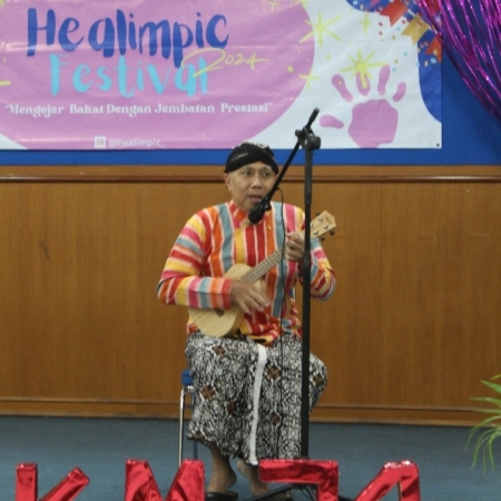 Bapak Trisno Agung ikut serta mengisi Opening Healimpic Festival 2024