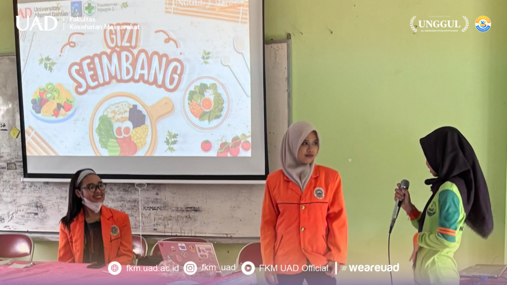 Mahasiswa Gizi UAD dan Puskesmas Ngaglik 2 Implementasikan Program Sekolah Sehat GAS GIZI