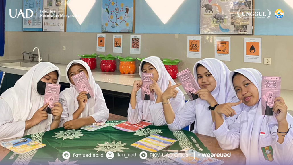 Puskesmas Godean I dan Mahasiswa Gizi UAD Edukasi Anemia dan Gizi Seimbang di SMP Muhammadiyah 1 Godean