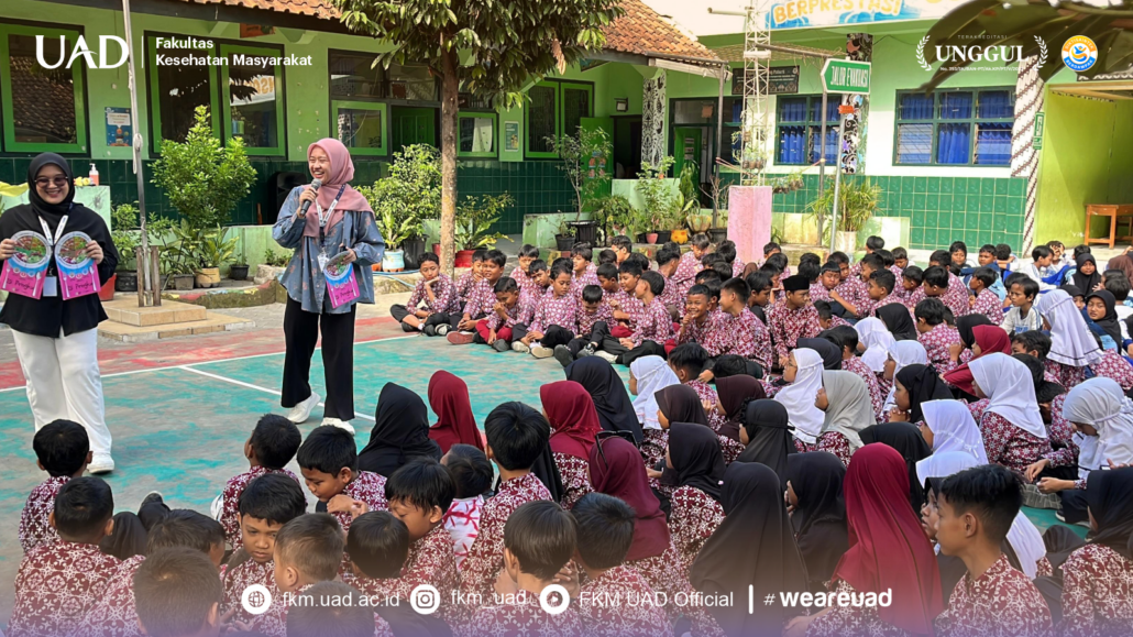 Wujudkan Generasi Sehat, Cerdas, dan Kuat dengan Gizi Seimbang, Mahasiswa Universitas Ahmad Dahlan bersama Puskesmas Wirobrajan berikan Edukasi Gizi Seimbang di SDN Tamansari 1 Yogyakarta