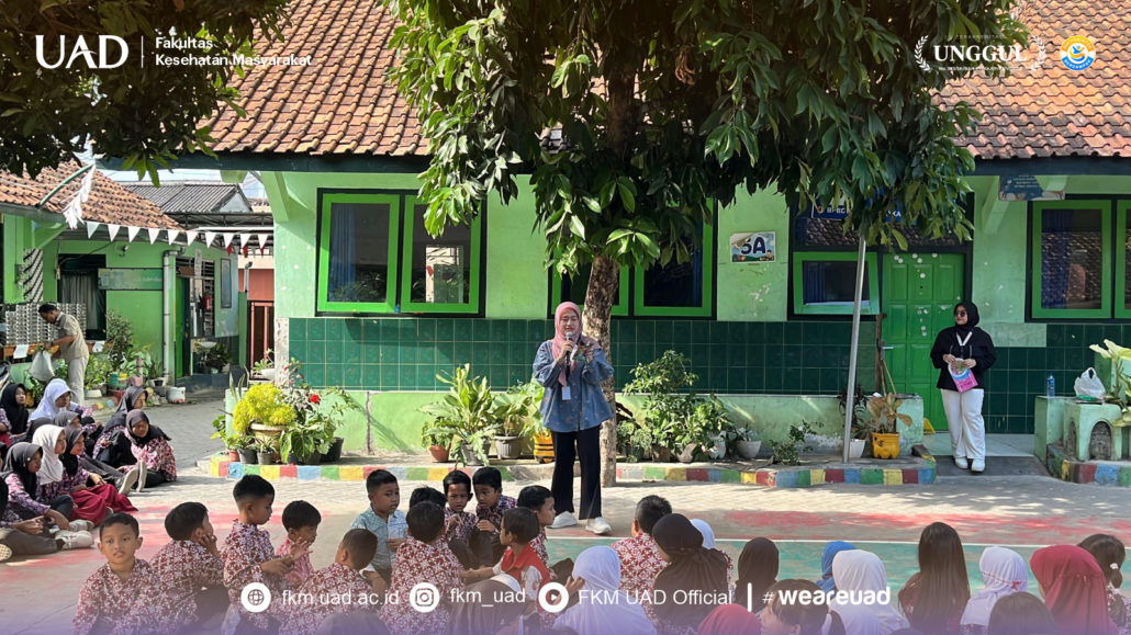 Wujudkan Generasi Sehat, Cerdas, dan Kuat dengan Gizi Seimbang, Mahasiswa Universitas Ahmad Dahlan bersama Puskesmas Wirobrajan berikan Edukasi Gizi Seimbang di SDN Tamansari 1 Yogyakarta