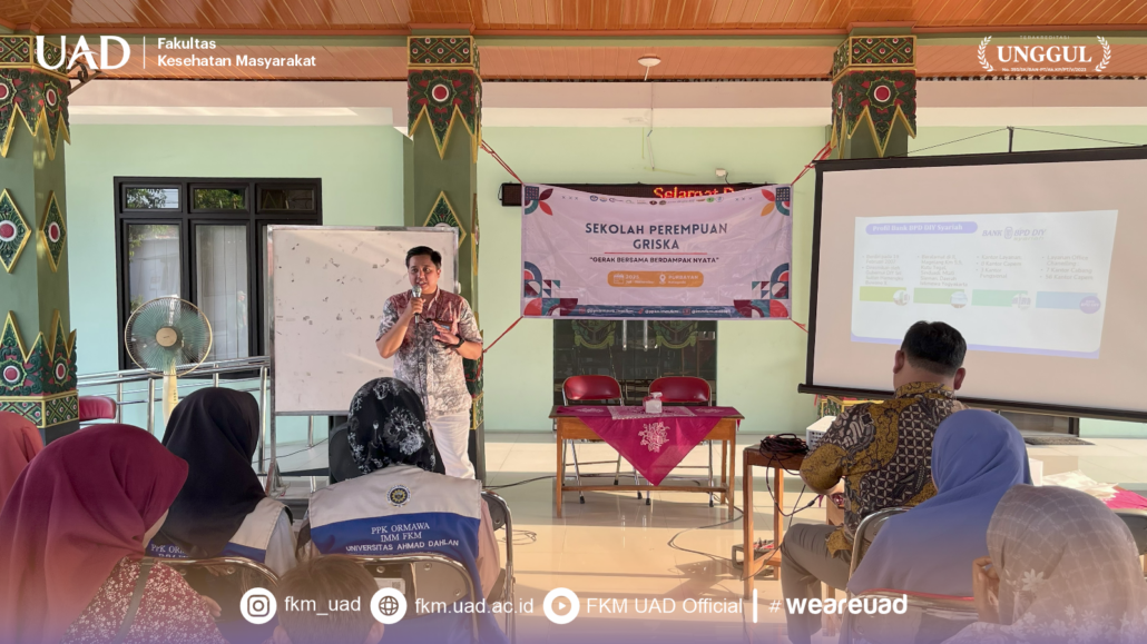 Tingkatkan Kemandirian Ekonomi, TIM PPK Ormawa IMM FKM UAD dan Bank BPD DIY Syariah Edukasi Literasi Keuangan di Purbayan