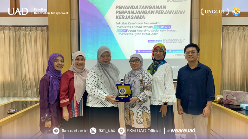 FKM UAD dan LPPM Unsyiah berkolaborasi perkuat riset, pendidikan, dan pengabdian masyarakat berbasis pengetahuan lokal daerah rawan bencana.