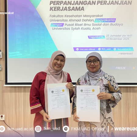 Penandatanganan Perjanjian Kerjasama FKM UAD-Unsiah Kuala Penguatan Riset dan Pengabdian Masyarakat Berbasis Pengetahuan Lokal di Wilayah Rawan Bencana Penandatanganan Perjanjian Kerjasama FKM UAD-Unsiah Kuala Penguatan Riset dan Pengabdian Masyarakat Berbasis Pengetahuan Lokal di Wilayah Rawan Bencana