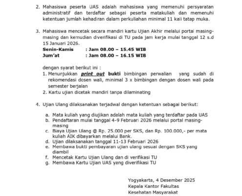 UJIAN AKHIR SEMESTER GASAL 2025-2026