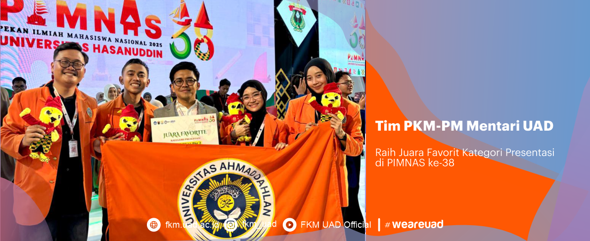 Pimnas - Tim PKM-PM Mentari UAD Raih Juara Favorit Kategori Presentasi di PIMNAS ke-38