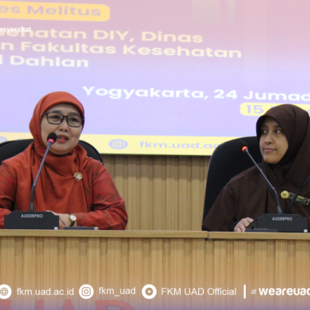 Sambutan Dekan FKM UAD Ibu Rosyidah SE., M.Kes., Ph.D. dalam acara Peringatan Hari Diabetes Sedunia Sambutan Dekan FKM UAD Ibu Rosyidah SE., M.Kes., Ph.D. dalam acara Peringatan Hari Diabetes Sedunia