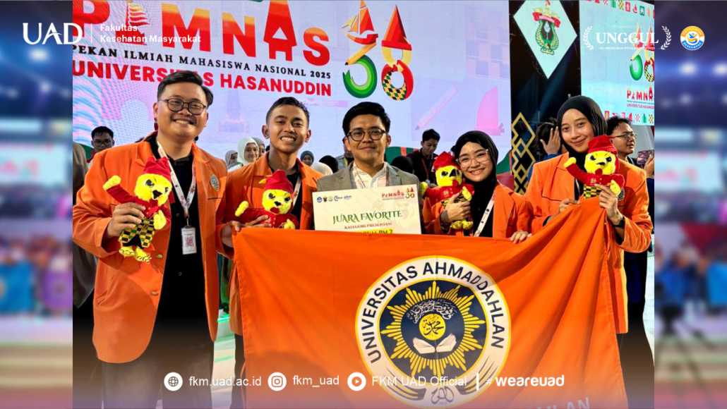 Tim PKM-PM Mentari FKM UAD Raih Juara Favorit PIMNAS 2025