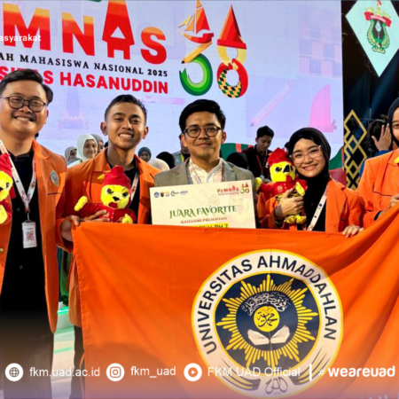 Tim PKM-PM Mentari FKM UAD Raih Juara Favorit PIMNAS 2025