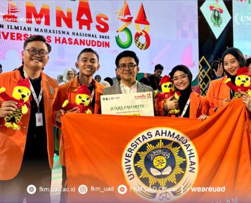 Tim PKM-PM Mentari FKM UAD Raih Juara Favorit PIMNAS 2025