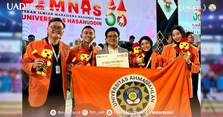 Tim PKM-PM Mentari FKM UAD Raih Juara Favorit PIMNAS 2025