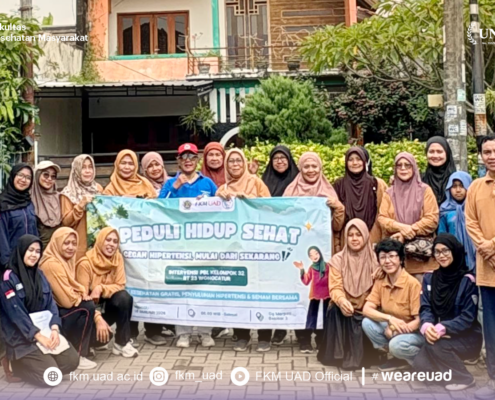 PBL Kesehatan UAD Dorong Pengendalian Hipertensi melalui Program INTERAKSI WONOCATUR (Intervensi Terpadu Pemeriksaan Kesehatan, Edukasi, dan Aktivitas Fisik)