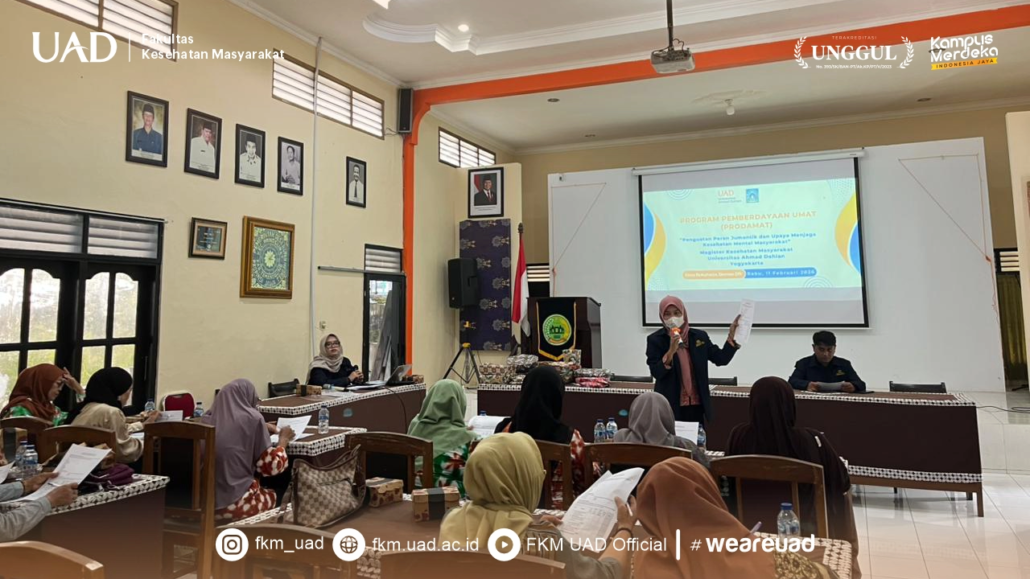 UAD Gelar Kegiatan Sosialisasi “Kesehatan Mental” di Kelurahan Bokoharjo