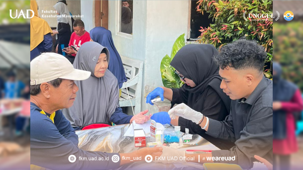 INTERVENSI KESEHATAN MELALUI GERAKAN HIDUP SEHAT DI RT 24 WONOCATUR BERSAMA KELOMPOK 33 PBL UAD