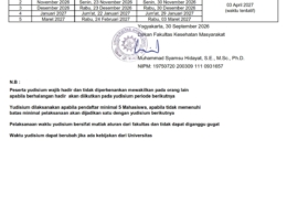 JADWAL YUDISIUM PERIODE OKTOBER 2026 - MARET 2027